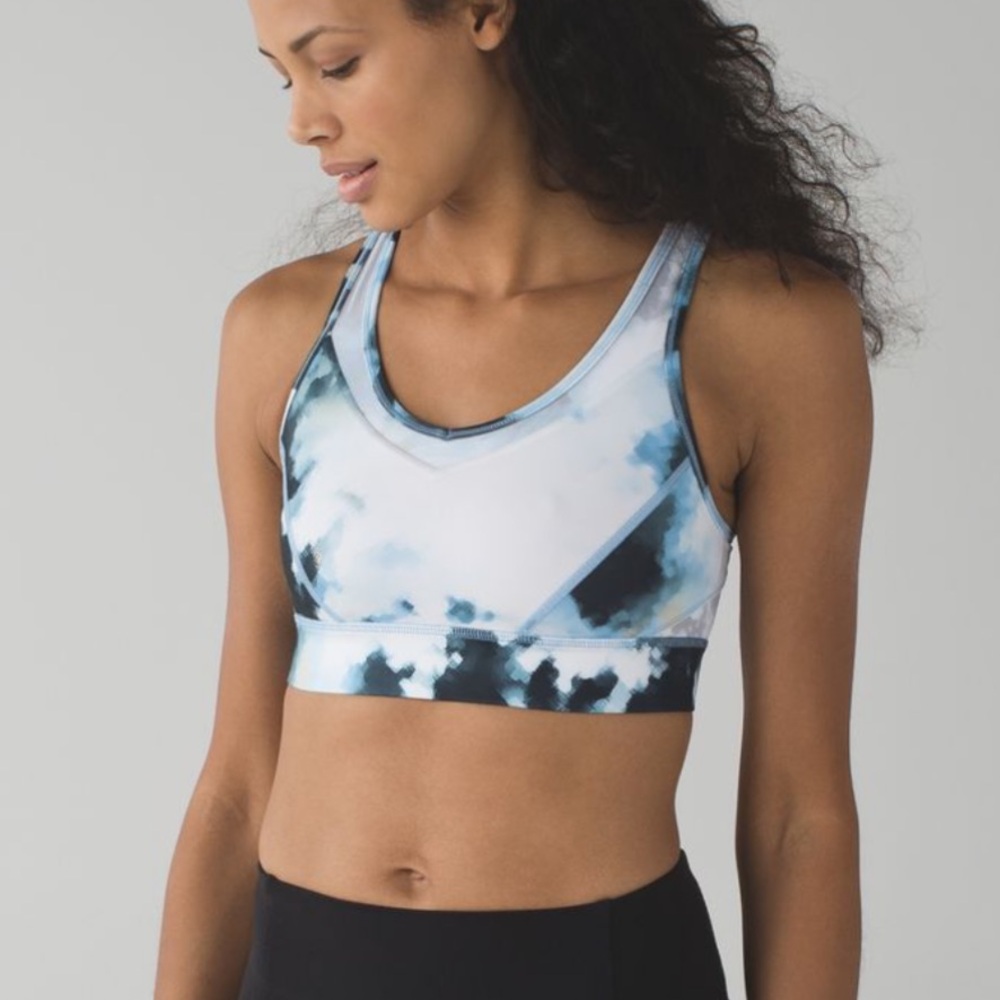 LULULEMON Strap It Like It's Hot Bra Blooming Pixie Aquamarine - Picture 2 of 12